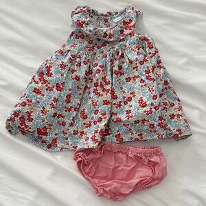 Edgehill Collection Floral Dress with Diaper Cover